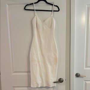 Aritzia White Dress Spaghetti Strap Sweetheart